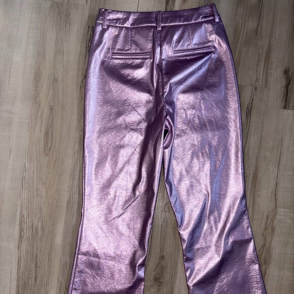 7 For ALL Mankind Pink Metallic Pants - Picture 5 of 5